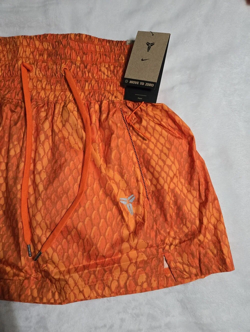 Nike Kobe Woven Skirt Womens Size Small 2-in-1 Safety Orange Snake NWT $130